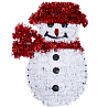 Новогодний снеговик Снеговик мишура подвесной 1505-1865