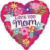  А ДЖАМБО LOVE YOU MOM Цветы сердце P32 1203-0640