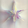 Перламутровая Фигура Звезда 6-конечная перламутр, 40см 1501-4258