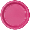Розовая Тарелка ярко-розовая 17см 6шт 1502-6197