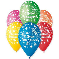 Клоун Шары 30см С днем рождения 1103-1320