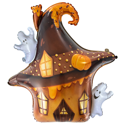 Шарики из фольги Шар фигура Дом с привидениями