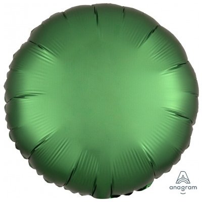 Шарики из фольги Шарик КРУГ 45см Сатин Emerald