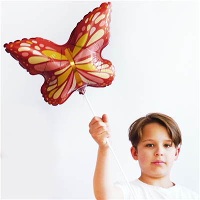 Шарики из фольги Шар мини-фигура Бабочка Бохо 35см