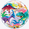 Парк Юрского периода Шар BUBBLE 56см Динозавры разноцветные 1202-3164