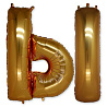 Буквы Шар-фигура буква Ы 40" Gold 1207-1739