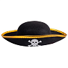 Пираты Шляпа Пирата Череп детская фетр/G 1501-6634