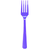 Фиолетовая Вилка пласт New Purple 20шт/A 1502-3244