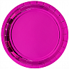 Розовая Тарелки блестящие ярко-розовые, 23см 1502-4863