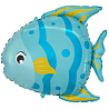 Морской мир Шар фигура Рыба голубая 1207-5474