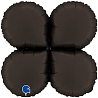 Черная Подставка для шаров 48см Black 1204-1391